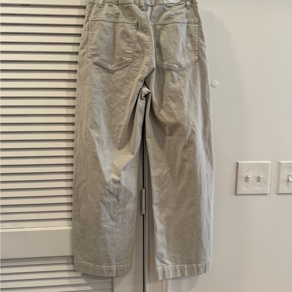 PAIGE Anessa Ankle drawstring pants in cream / ecru shade - Picture 3 of 6